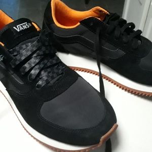 Vans Black Sneakers NEW worn once; Size 7.5 womans
